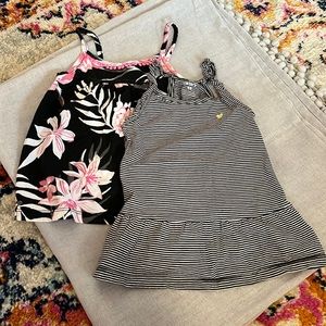 2-Pack Black/White/Pink Tanks